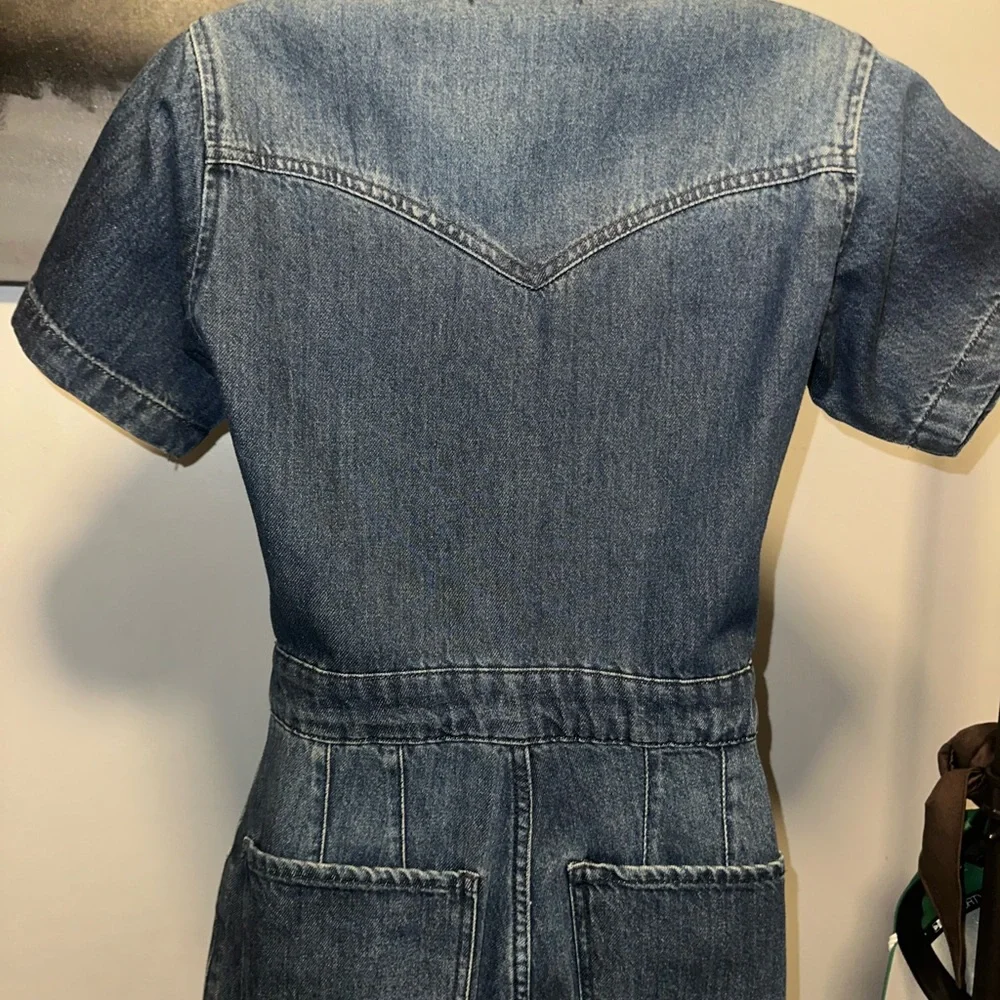Free People Denim Jumpsuit - Picture 4 of 9